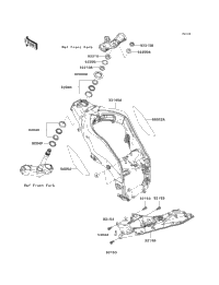 2006 Kawasaki NINJA ZX-10R (ZX1000D6F) Frame | Babbitts Kawasaki