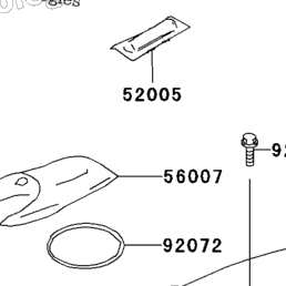 2006 Kawasaki KFX80 (KSF80A6F) Rear Fender(S) | Babbitts Kawasaki