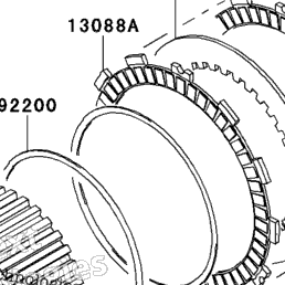 2013 Kawasaki NINJA 1000 ABS (ZX1000HDF) Clutch | Babbitts
