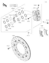 2018 Kawasaki Ninja H2 SX (ZX1002BJF) Front Brake | Babbitts