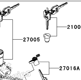 2009 Kawasaki NINJA ZX-6R (ZX600R9FA) Ignition Switch/Locks