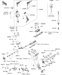 2009 Kawasaki NINJA ZX-6R (ZX600R9FA) Ignition Switch/Locks