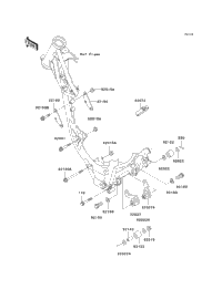 2004 Kawasaki KX85 (KX85-A4) Engine Mount | Babbitts Kawasaki