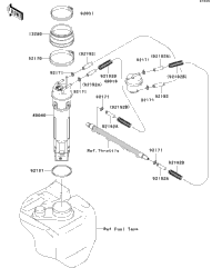 2007 Kawasaki JET SKI STX-12F (JT1200D7F) Fuel Pump | Babbitts