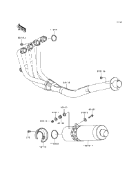 1997 Kawasaki NINJA ZX-7RR (ZX750-N2) Muffler(S) | CarolinaCycle
