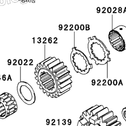 2011 Kawasaki Z1000 (ZR1000DBF) Transmission | Babbitts Kawasaki