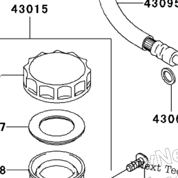 2005 Kawasaki NINJA ZX-6R (ZX636-C1) Rear Master Cylinder