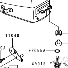 1995 Kawasaki NINJA ZX-6R (ZX600-F1) Fuel Tank (Zx600-F1