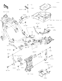 2020 Kawasaki Ninja 400 (EX400HLFA) Frame Fittings | Dealer Cost Parts