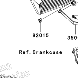 2008 Kawasaki NINJA ZX-6R (ZX600P8F) Radiator | Babbitts Kawasaki