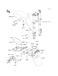ざわーん 2000 Kawasaki NINJA ZX-12R (ZX1200-A1) Fenders | Babbitts Kawasaki