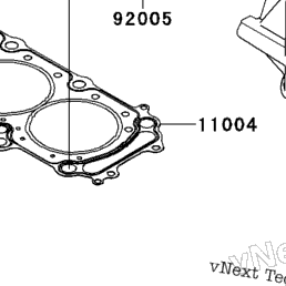 2013 Kawasaki JET SKI ULTRA 300X (JT1500HDF) Cylinder Head