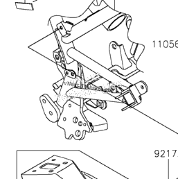 2022 Kawasaki Z125 PRO (BR125JNFNL) Fenders | Babbitts Kawasaki