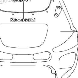 小字圖 2001 Kawasaki NINJA ZX-6 (ZX600-E9) Decals (P.P.Black/Gray)(Zx600