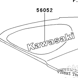 2001 Kawasaki NINJA ZX-6 (ZX600-E9) Decals (P.P.Black/Gray)(Zx600