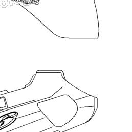 2001 Kawasaki NINJA ZX-6 (ZX600-E9) Decals (P.P.Black/Gray)(Zx600