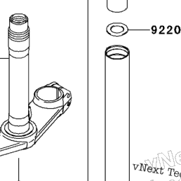 2006 Kawasaki NINJA 650R (EX650A6F) Front Fork | Babbitts Kawasaki