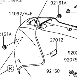 2015 Kawasaki NINJA 650 ABS (EX650FFF) Fuel Tank | Babbitts