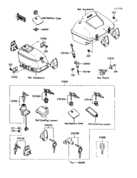 1991 Kawasaki VOYAGER XII (ZG1200-B5) Ignition Switch | Babbitts