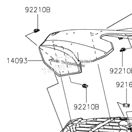2023 Kawasaki Ultra 310LX (JT1500VPFNN) Hull Front Fittings