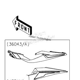 2024 Kawasaki Ninja ZX-6R ABS (ZX636JRFAN) Side Covers | Babbitts