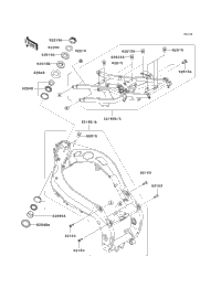 2003 Kawasaki NINJA ZX-9R (ZX900-F2) Frame | Babbitts Kawasaki