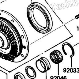 1987 Kawasaki VOYAGER XII (ZG1200-B1) Drive Shaft/Final Gear