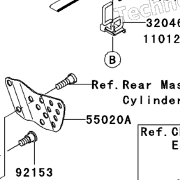 2008 Kawasaki ZZR600 (ZX600J8F) Frame Fittings | Babbitts Kawasaki