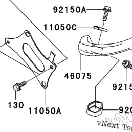 2008 Kawasaki ZZR600 (ZX600J8F) Frame Fittings | Babbitts Kawasaki