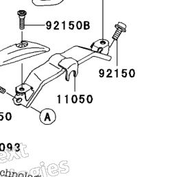 2008 Kawasaki ZZR600 (ZX600J8F) Frame Fittings | Babbitts Kawasaki