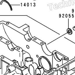 1998 Kawasaki NINJA 250R (EX250-F12) Crankcase | Babbitts Kawasaki