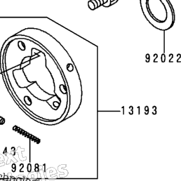 1997 Kawasaki NINJA ZX-6R (ZX600-F3) Starter Motor | Babbitts