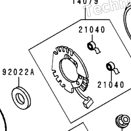 1997 Kawasaki NINJA ZX-6R (ZX600-F3) Starter Motor | Babbitts