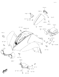 2019 Kawasaki KFX90 (KSF90AKF) Front Fender(S) | Babbitts Kawasaki