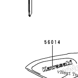 1994 Kawasaki NINJA ZX-6 (ZX600-E2) Decals (Green/White)(Zx600-E2