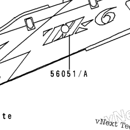1994 Kawasaki NINJA ZX-6 (ZX600-E2) Decals (Green/White)(Zx600-E2