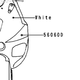 1994 Kawasaki NINJA ZX-6 (ZX600-E2) Decals (Green/White)(Zx600-E2