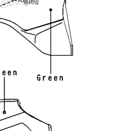 1994 Kawasaki NINJA ZX-6 (ZX600-E2) Decals (Green/White)(Zx600-E2