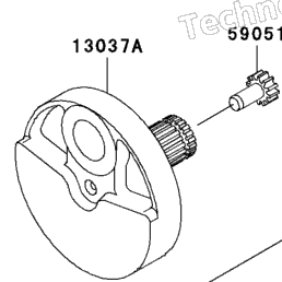 2000 Kawasaki KX500 (KX500-E12) Crankshaft/Piston(S) | Babbitts