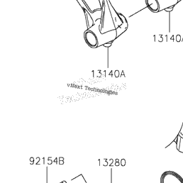 2018 Kawasaki Ninja ZX-14R ABS (ZX1400JJF) Gear Change Drum/Shift