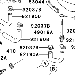 1993 Kawasaki NINJA ZX-11 (ZX1100-D1) Fuel Tank (Zx1100-D1
