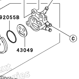 1993 Kawasaki NINJA ZX-11 (ZX1100-D1) Fuel Tank (Zx1100-D1