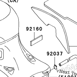 1993 Kawasaki NINJA ZX-11 (ZX1100-D1) Fuel Tank (Zx1100-D1
