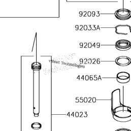 2016 Kawasaki NINJA 300 (EX300AGF) Front Fork | Babbitts Kawasaki