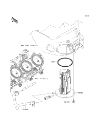 2008 Kawasaki NINJA ZX-10R (ZX1000E8F) Fuel Pump | Babbitts