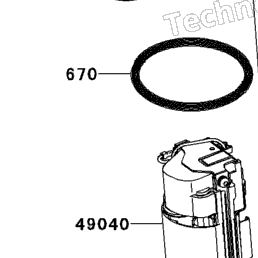 2012 Kawasaki NINJA ZX-14R (ZX1400ECFA) Fuel Pump | Babbitts