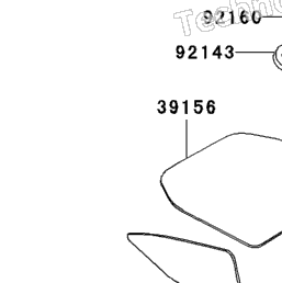 1999 Kawasaki NINJA ZX-7R (ZX750-P4) Fuel Tank (Zx750-P3/P4