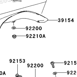 2003 Kawasaki NINJA ZX-6R (ZX636-B1) Cowling | Babbitts Kawasaki