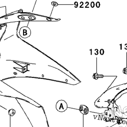 2003 Kawasaki NINJA ZX-6R (ZX636-B1) Cowling | Babbitts Kawasaki