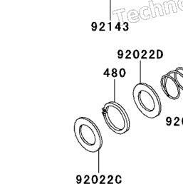 1997 Kawasaki MOJAVE 250 (KSF250-A11) Kickstarter Mechanism